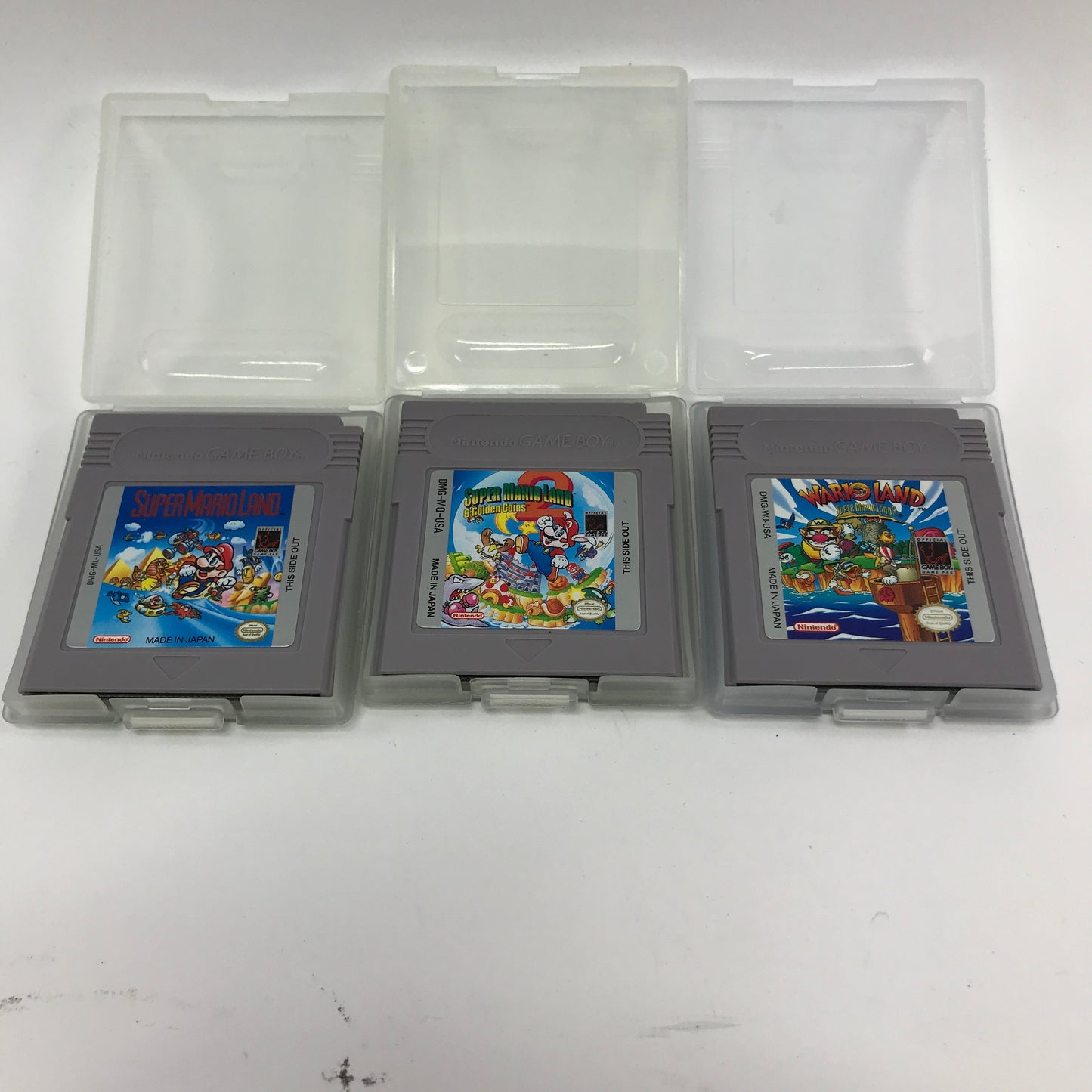 Super Mario Land, 6 Golden Coins and Wario Land Nintendo Game Boy Games
