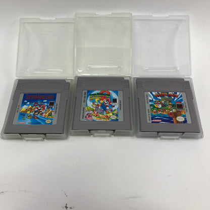 Super Mario Land, 6 Golden Coins and Wario Land Nintendo Game Boy Games