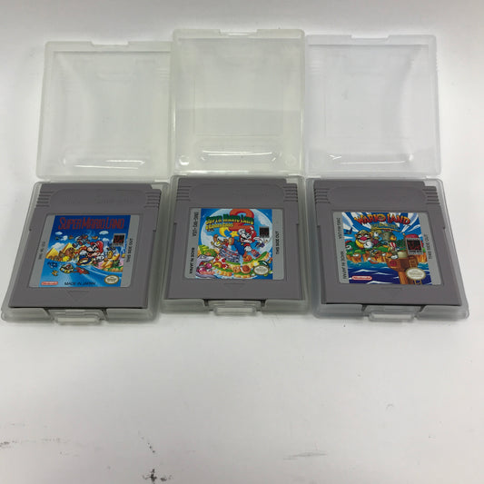 Super Mario Land, 6 Golden Coins and Wario Land Nintendo Game Boy Games