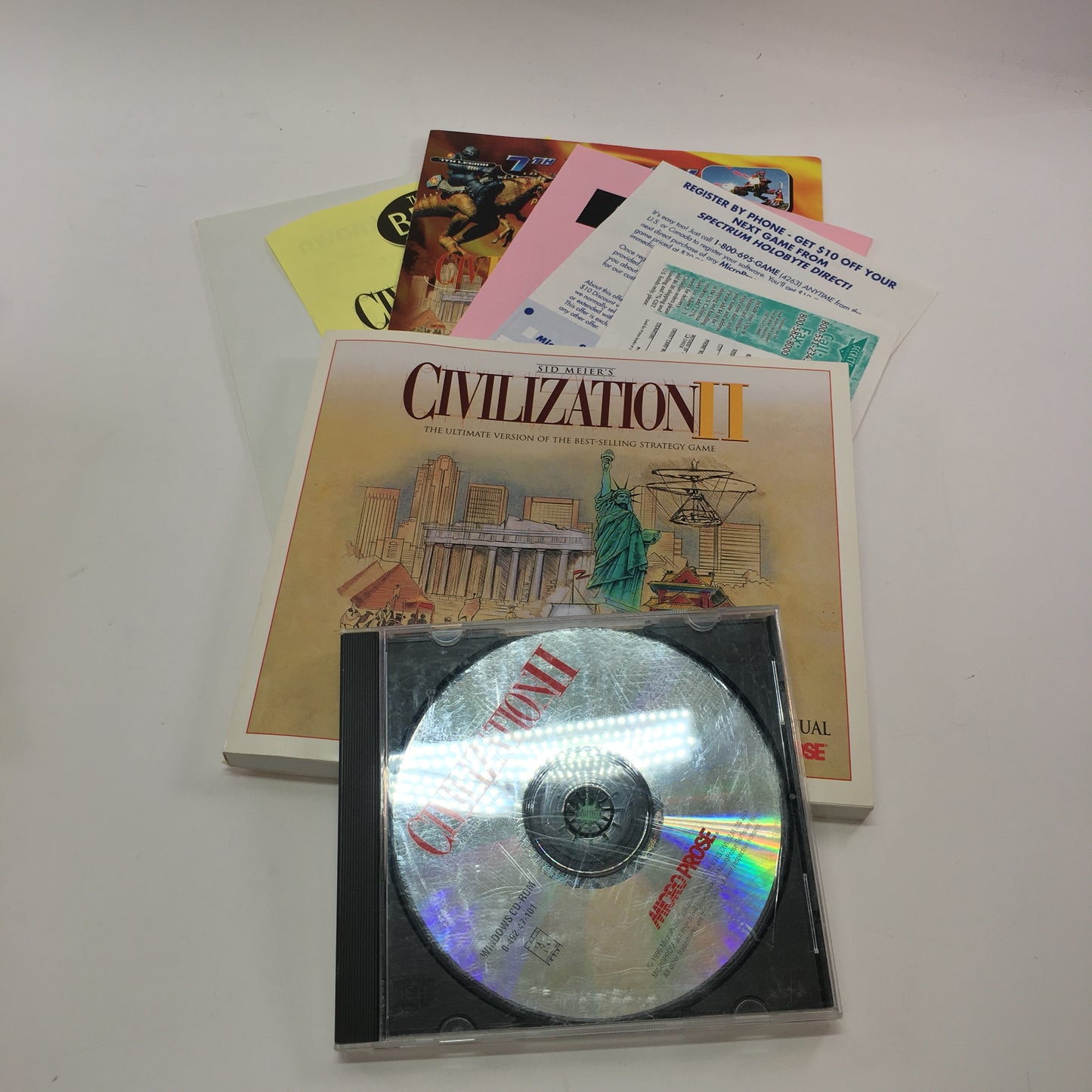 Sid Meier's Civilization [2-5] and Avalon Hill's Advanced Civilization for PC