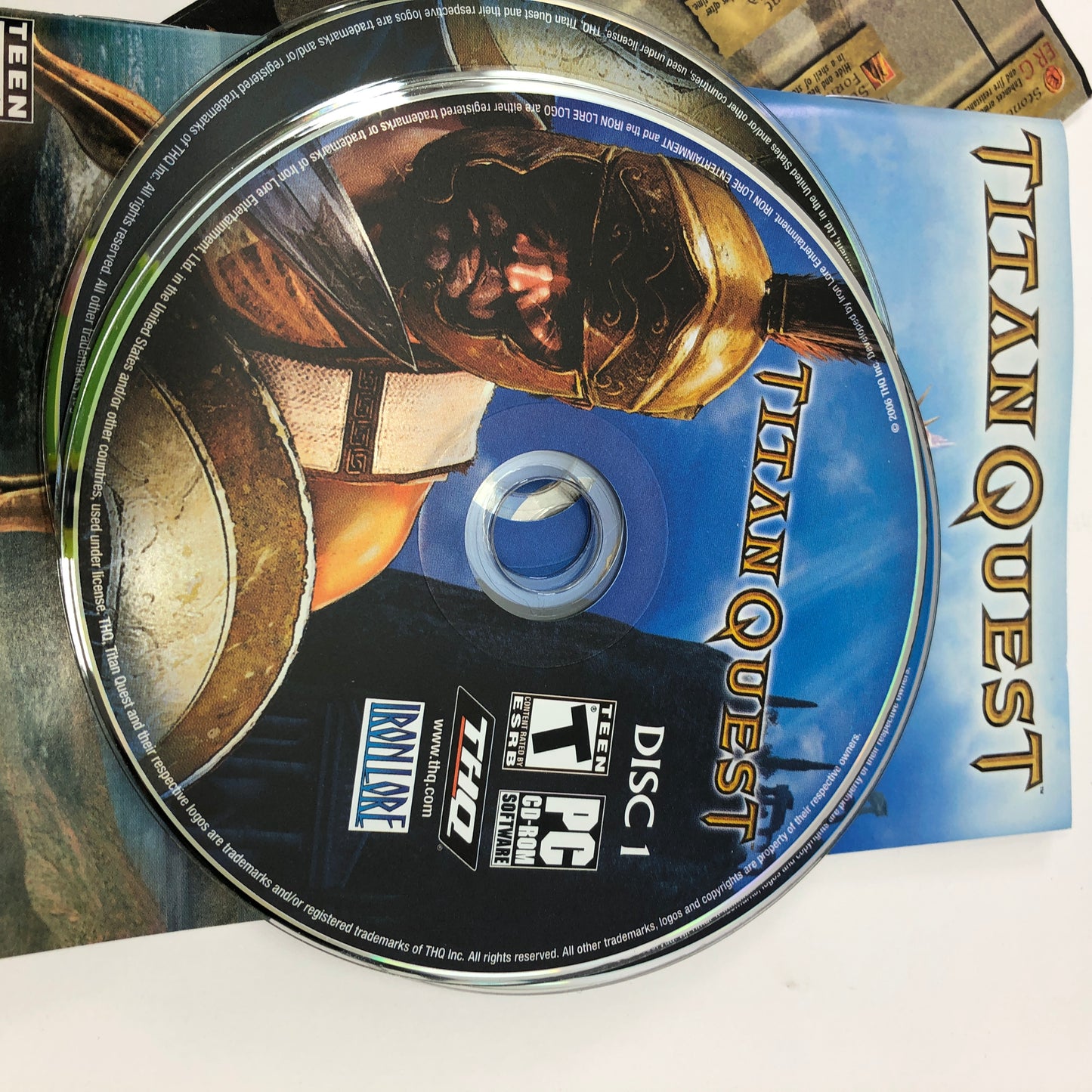 Titan Quest (PC, 2006) Complete in Original Box w/ Manual and Dust Sleeve, CIB