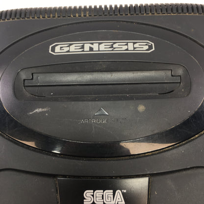 Sega Genesis Video Game Console Black MK-1631 w Controller and 3 Games