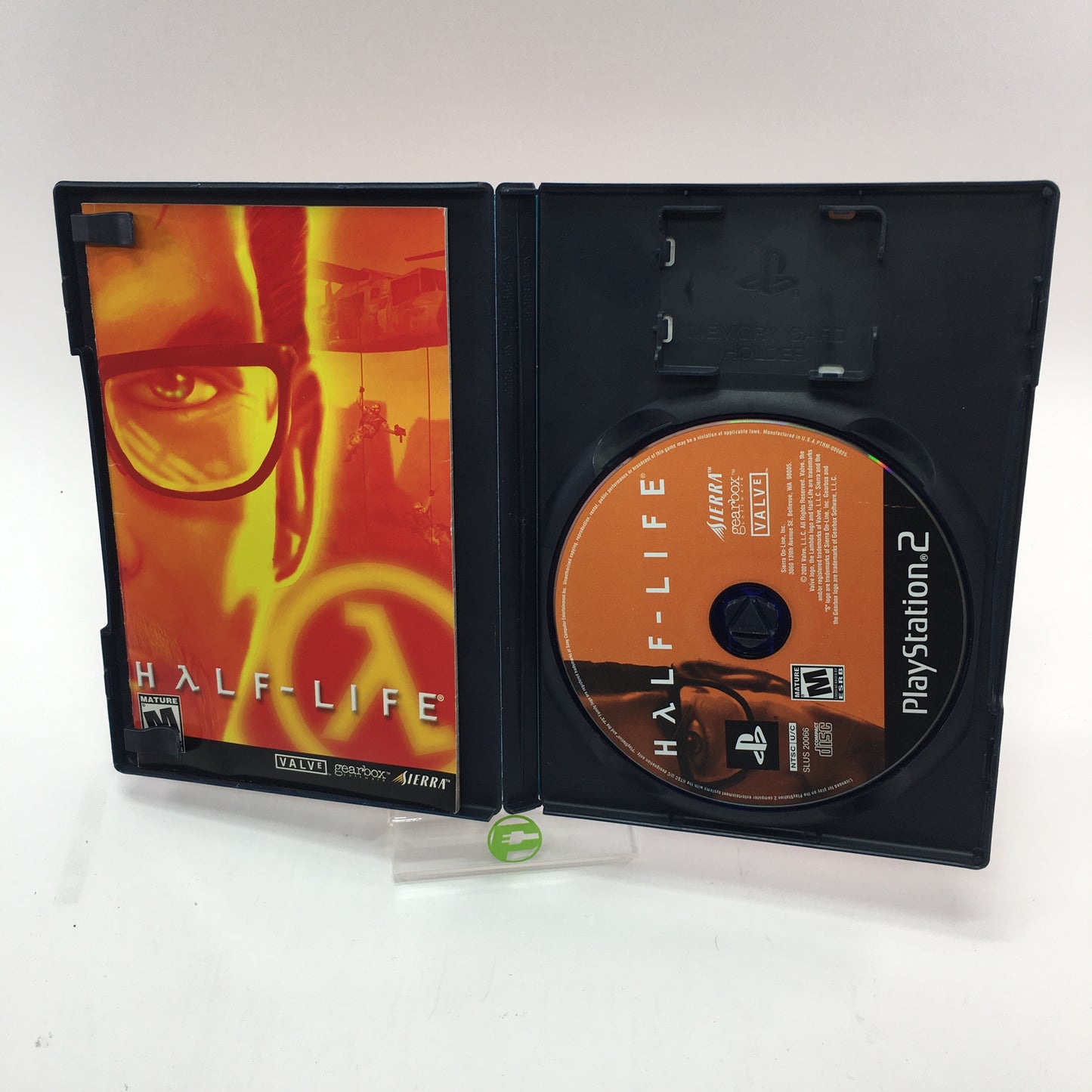 Half-Life (Sony PlayStation 2 PS2, 2001) Complete in Box w Registration Card CIB