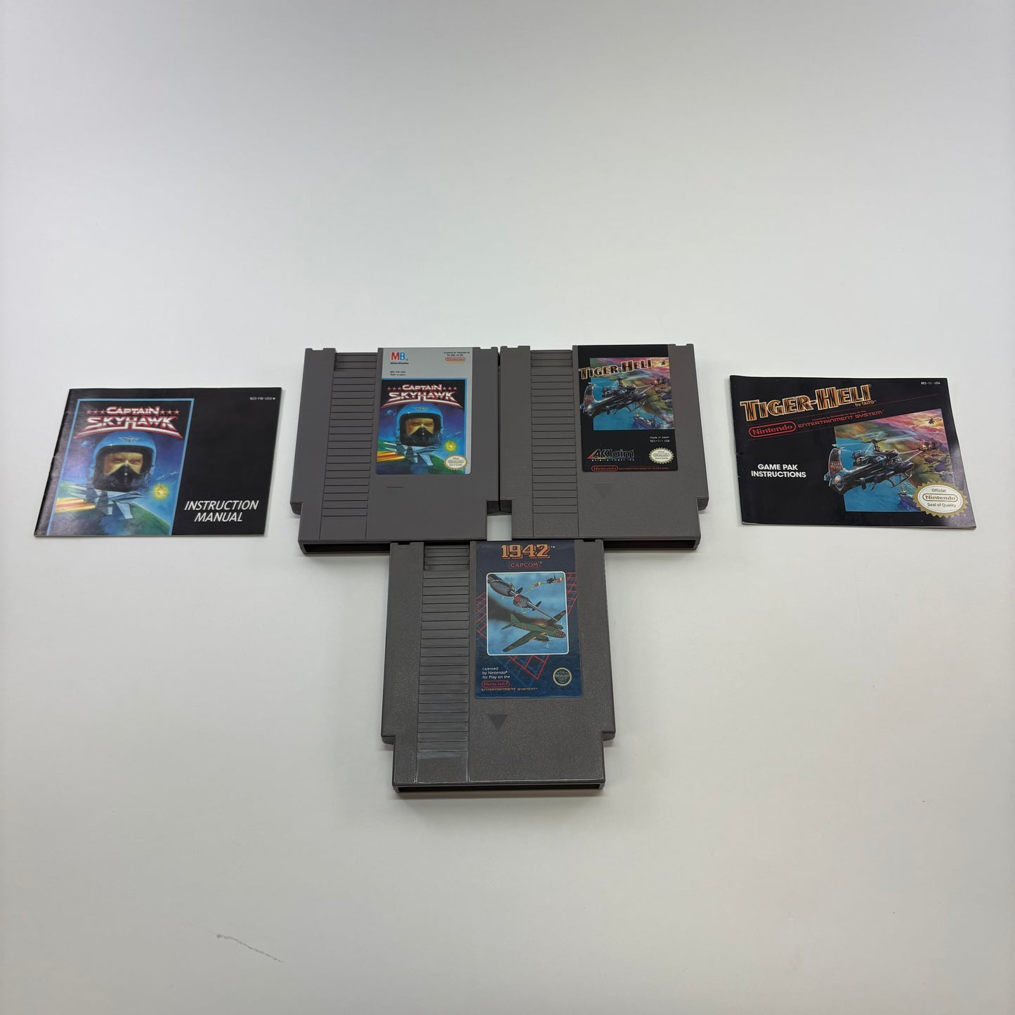 Lot of 3 Nintendo NES Games Flying