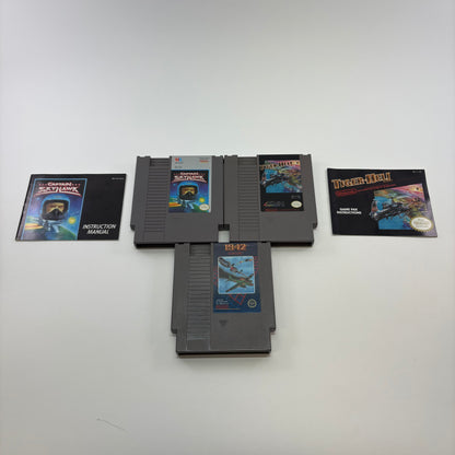 Lot of 3 Nintendo NES Games Flying