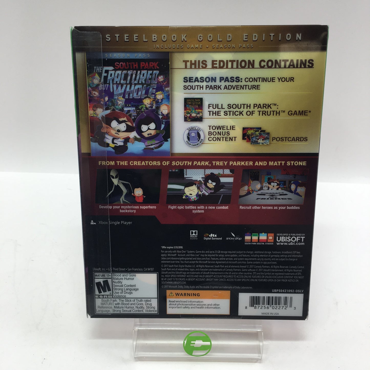 New South Park: The Fractured But Whole [Gold Edition](Microsoft Xbox One, 2017)