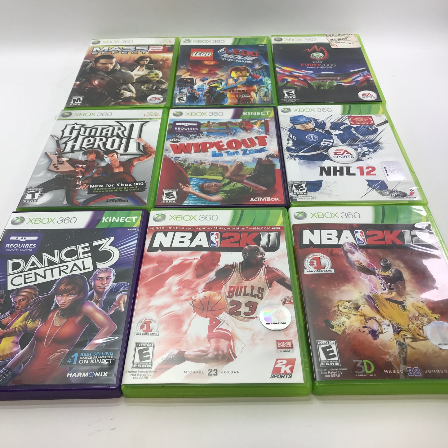 Lot of 133 Microsoft Xbox 360 Games [Call of Duty, Gears of War and More]