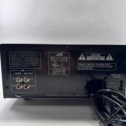 JVC XL-R5010 Compact Disc Recorder READ