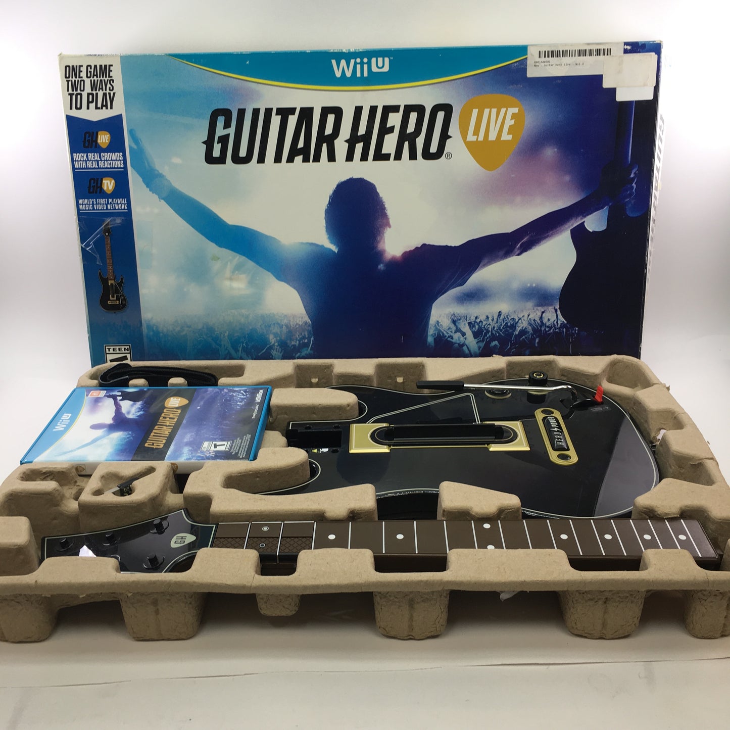 Wii U Guitar Hero Live w/ Original Box, Game and Dongle