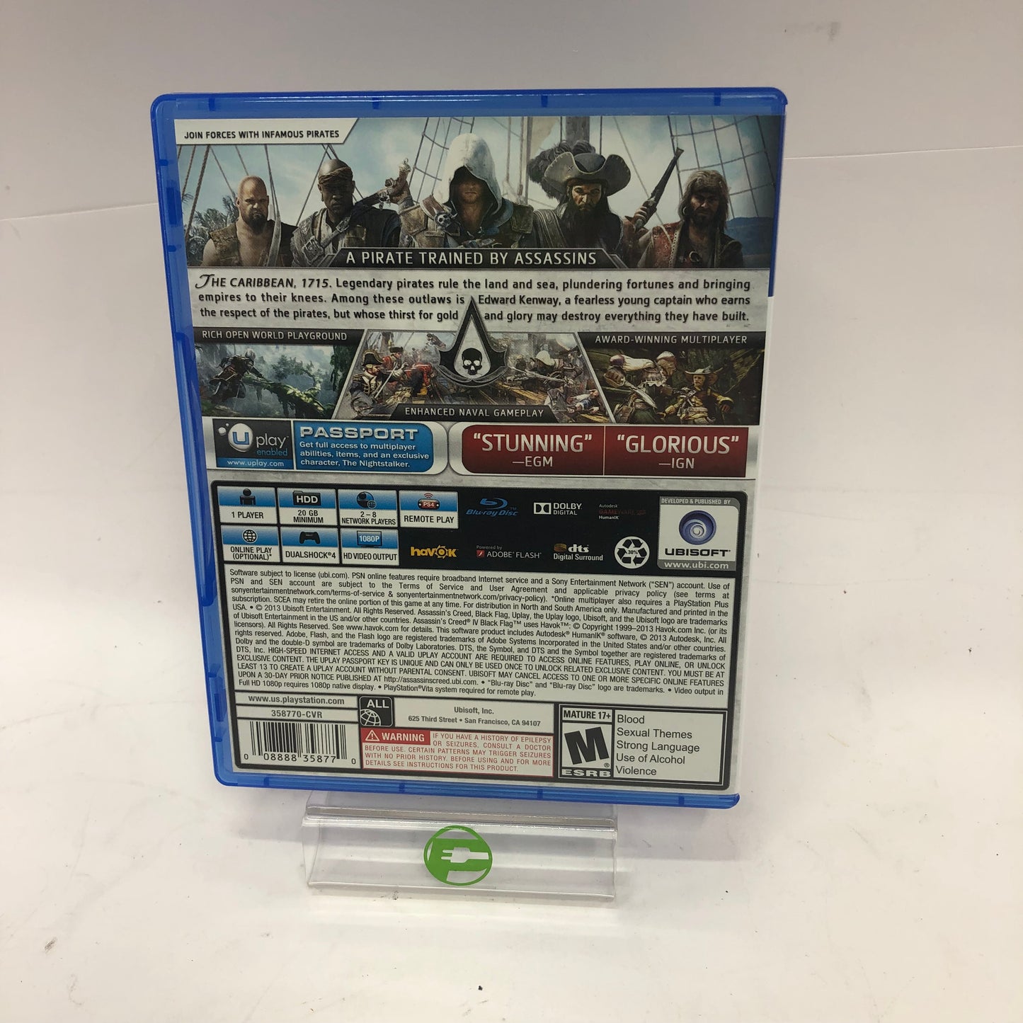 Assassin's Creed IV: Black Flag [Gamestop Edition](Sony PlayStation 4 PS4, 2013)