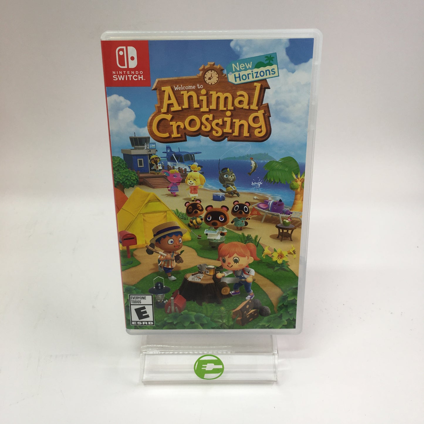 Nintendo Switch v1 Video Game Console HAC-001 Animal Crossing Edition w Box