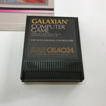 Galaxian (Atari 400, 1981) Cartridge and Manual Only