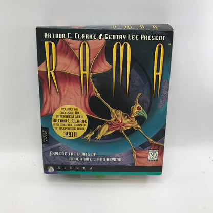 RAMA (PC, 1994) Comeplete in Original Big Box CIB w Strategy Guide
