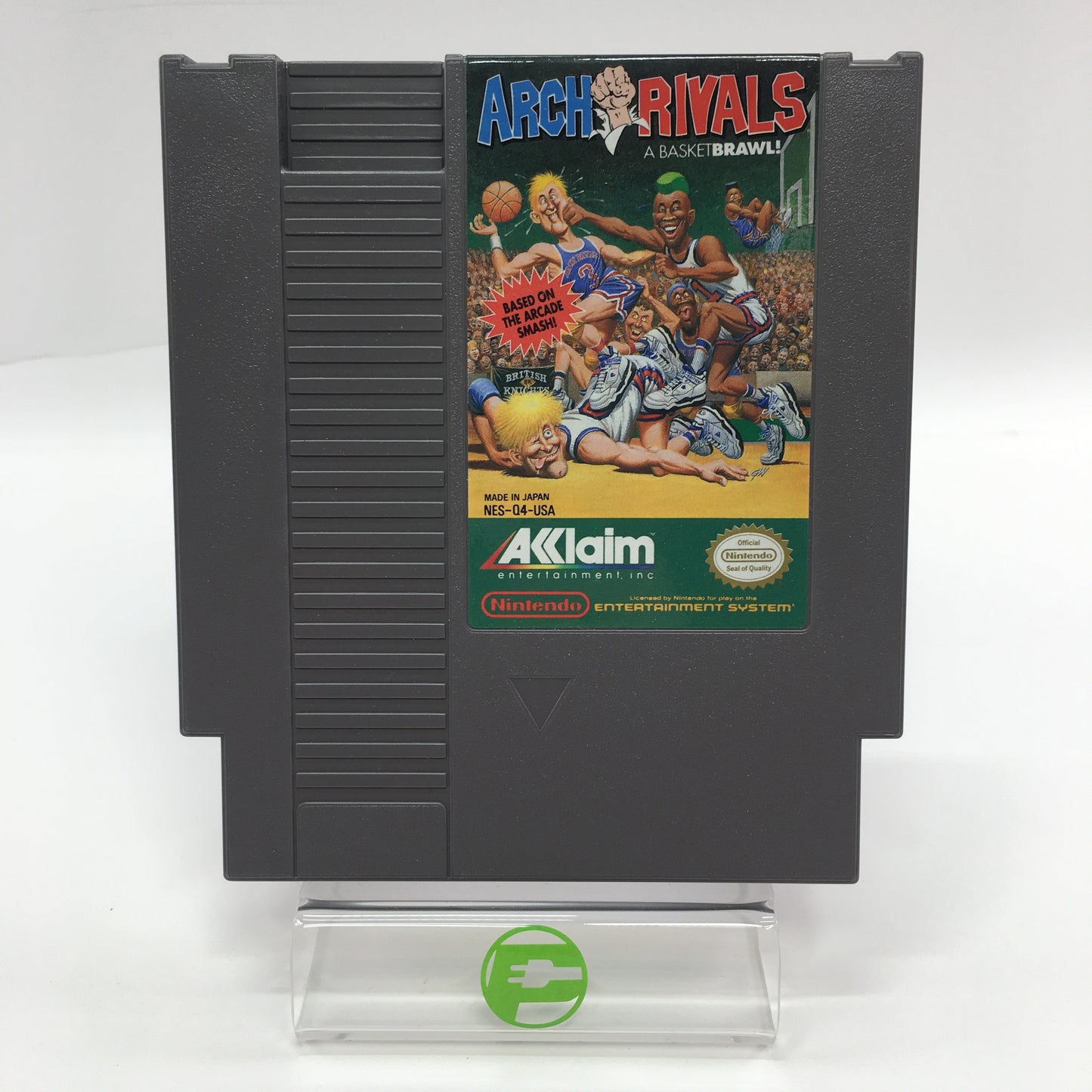 Arch Rivals (Nintendo NES, 1990) Tested CIB Original Box and Rare Poster