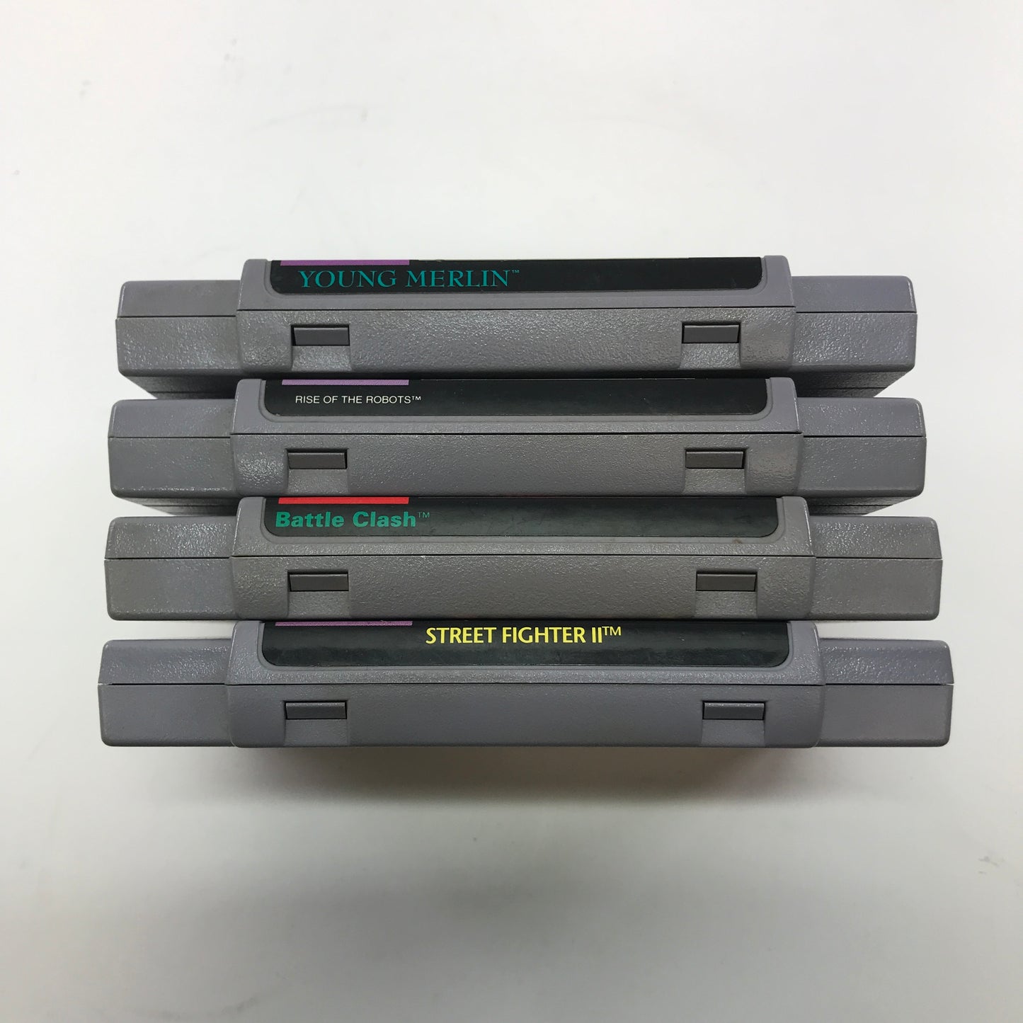 Lot of 4 Nintendo SNES Games All Tested and Work