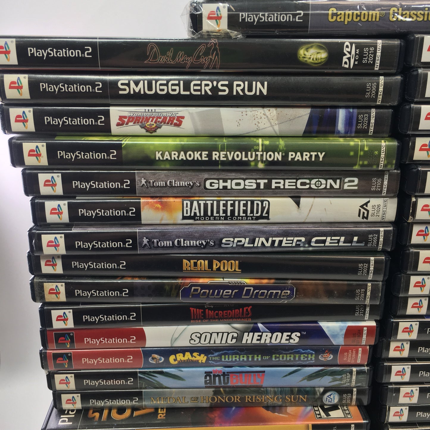 Lot of 79 Sony PlayStation 2 PS2 Games [Call of Duty, Kingdom Hearts and More]