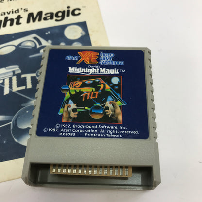 David's Midnight Magic (Atari 400, 1986) Manual and Cartridge Only