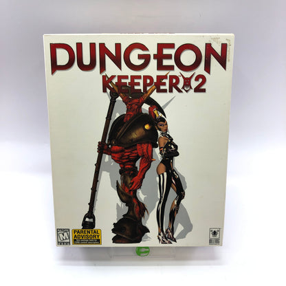 Dungeon Keeper 2 (PC, 1999) No Manual, Big Box w Registration Card and Game Only