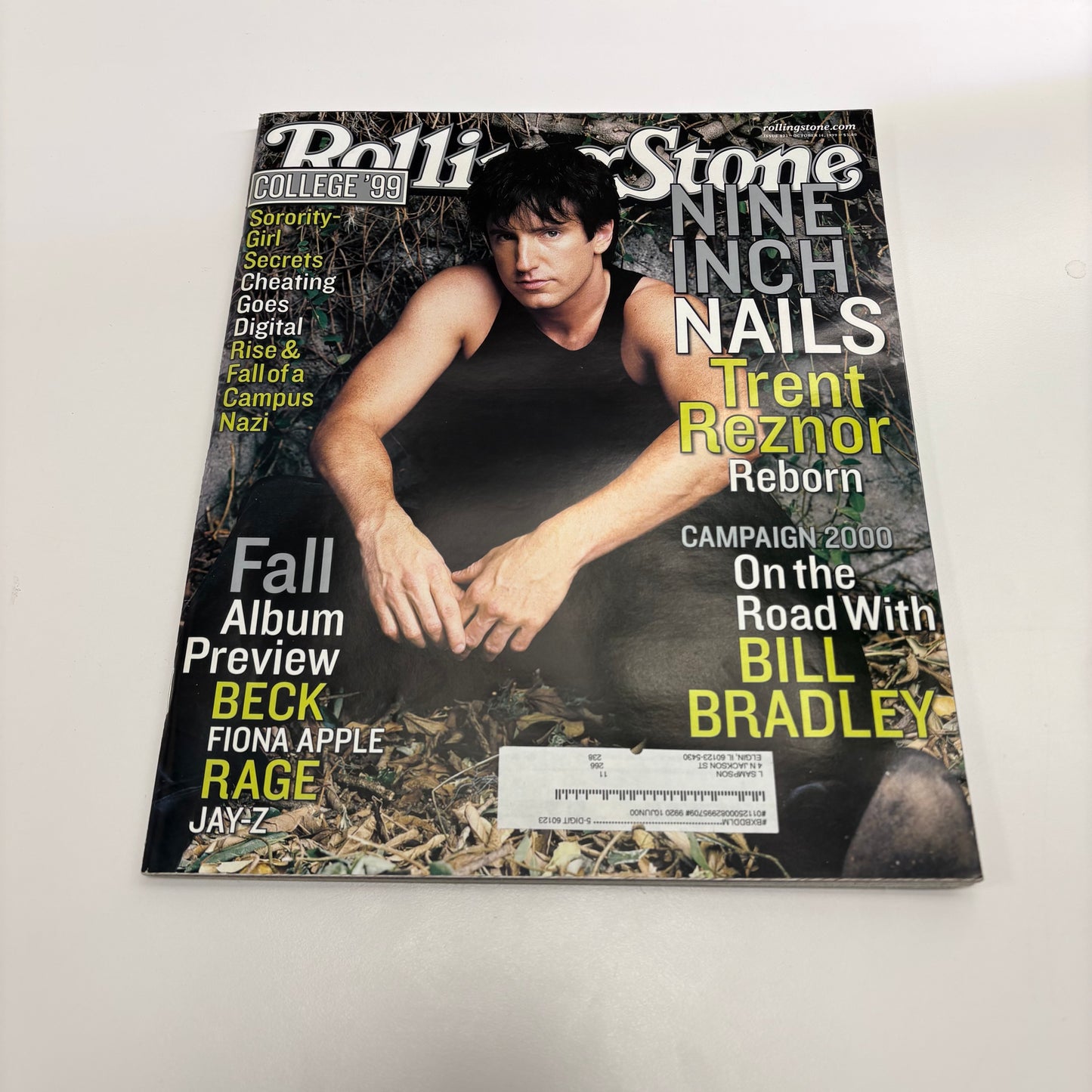 RollingStones Trent Reznor October 14, 1999 Magazine ISSUE 823
