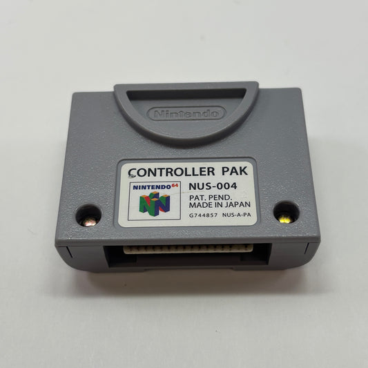 Nintendo 64 N64 Controller Pak Gray NUS-004 Untested