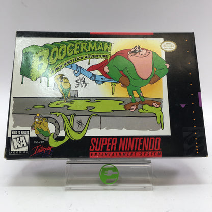 Boogerman A Pick and Flick Adventure (Super Nintendo SNES, 1995)