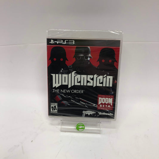 New Wolfenstein: The New Order (Sony PlayStation 3 PS3, 2014) Factory Sealed