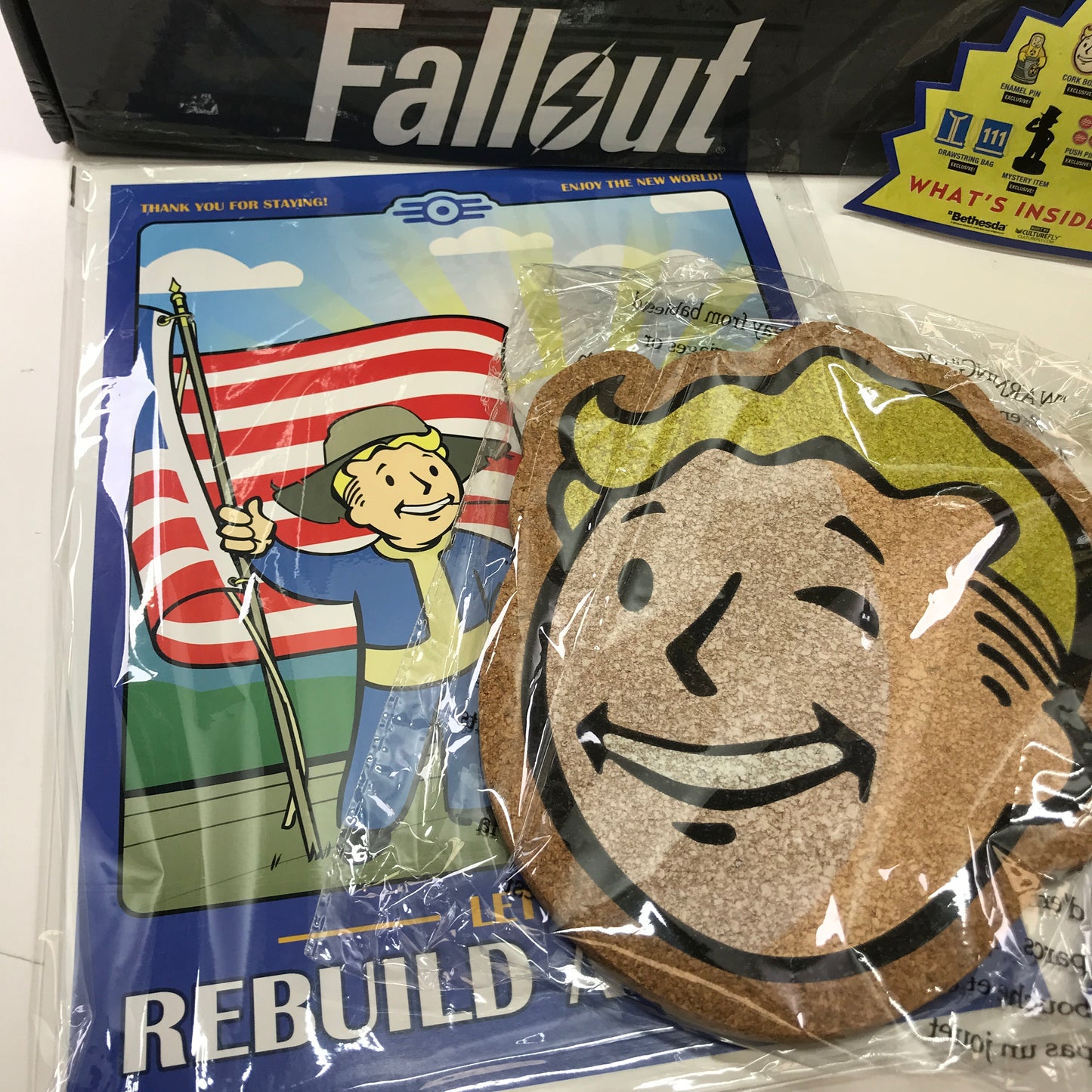 Culture Fly Fallout 76 Lootcrate  Complete in Original Box