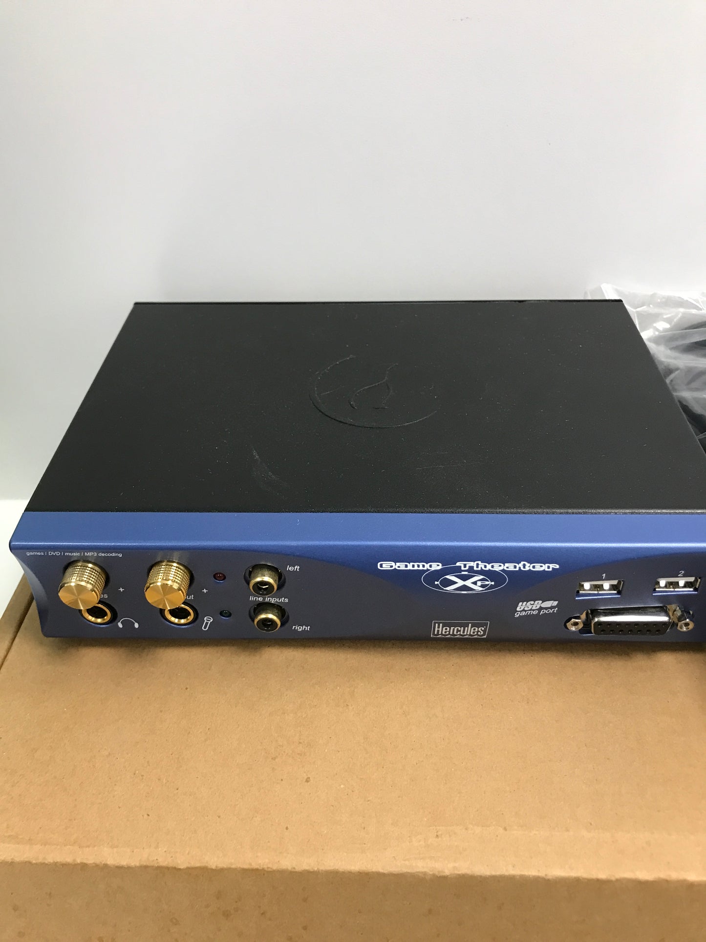 Hercules Game Theater XP Decoder Sound Card 7.1 For DVD Games Music MP3 - Used