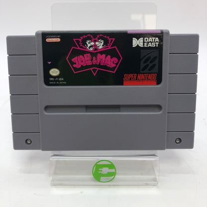 Joe and Mac (Super Nintendo SNES, 1992) Tested, Working, Cartridge Only