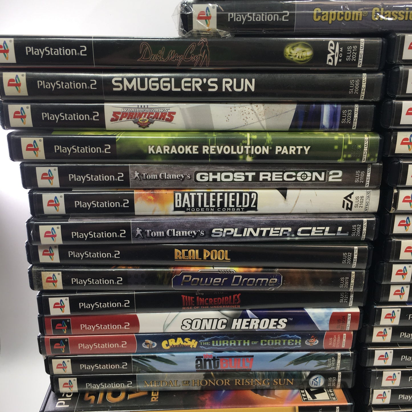 Lot of 79 Sony PlayStation 2 PS2 Games [Call of Duty, Kingdom Hearts and More]
