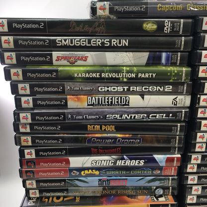 Lot of 79 Sony PlayStation 2 PS2 Games [Call of Duty, Kingdom Hearts and More]