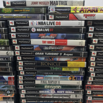 Lot of 79 Sony PlayStation 2 PS2 Games [Call of Duty, Kingdom Hearts and More]