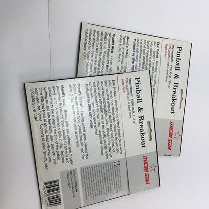 New lot of 15 MicroStar 3 1/2 Disc Games [Pinball and Blast, and More]