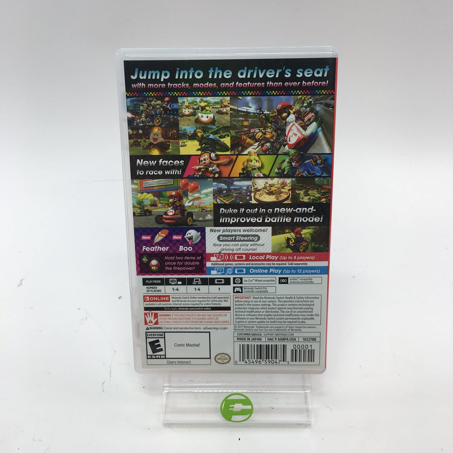 Mario Kart 8 Deluxe (Nintendo Switch, 2017) w Original Box CIB