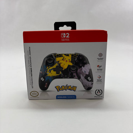 Open box PowerA Switch 2 Pokemon Wireless Controller Multi-Colored
