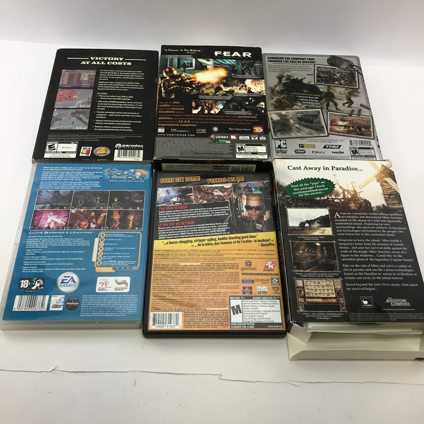 Lot of 50 PC Games [Age of Empires III, Max Payne 2, Agatha Christie and More]