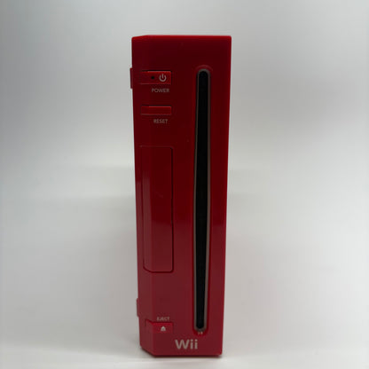 Nintendo Wii Console Gaming System RVL-001 Mario Red Edition