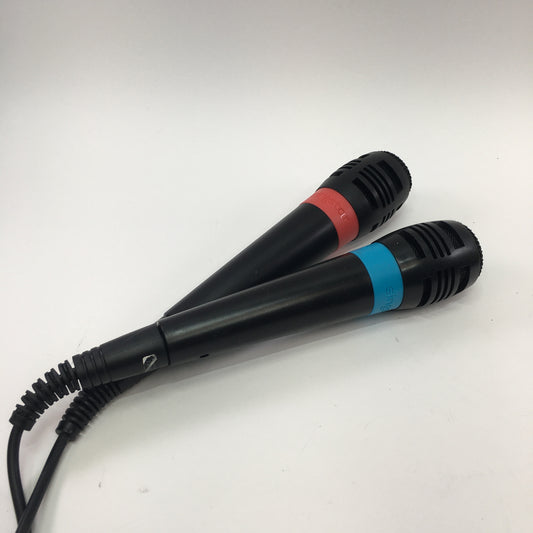 2 Sony Singstar Mics for PlayStation 2 PS2, PlayStation 3 PS3 No Dongle