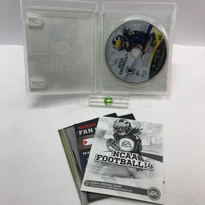 NCAA Football 14 (Sony PlayStation 3 PS3, 2013) Complete in Original Box CIB