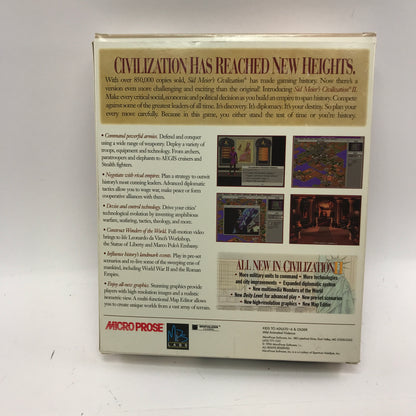 Civilization II (PC, NaN) No Poster Big Box w Manual