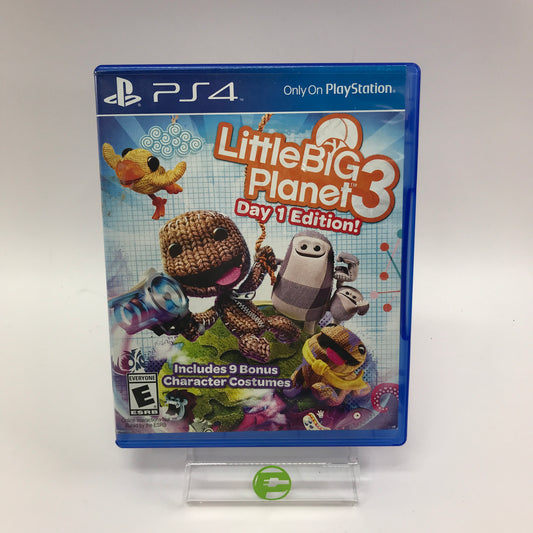 LittleBigPlanet 3: Day 1 Edition (Sony PlayStation 4 PS4, 2014) in Original Box