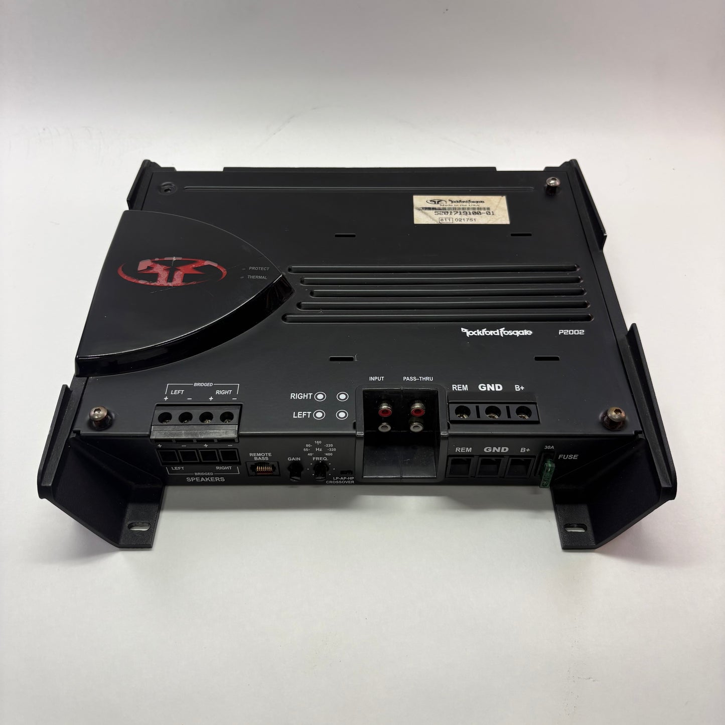 Rockford Fosgate Punch P2002 Car Audio Amplifier 2 Channel  Untested