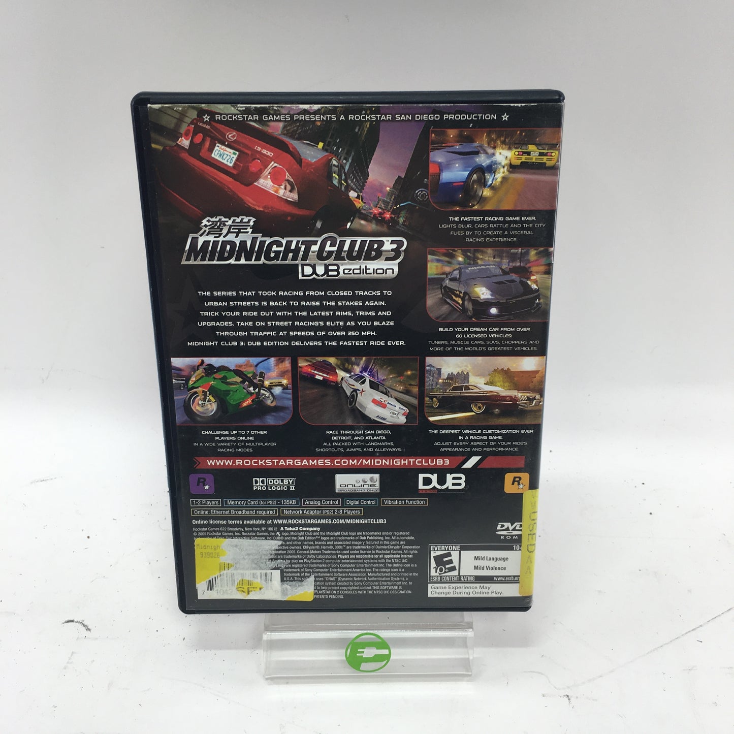 Midnight Club 3 Dub Edition (Sony PlayStation 2 PS2, 2005)