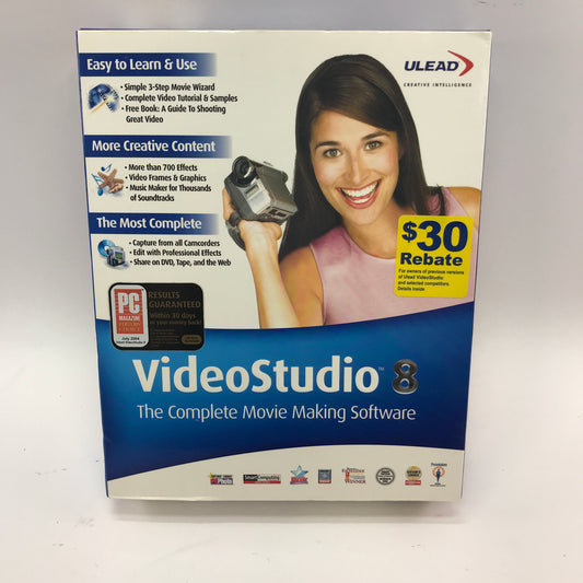 New Ulead VideoStudio 8 Complete Movie Making Software