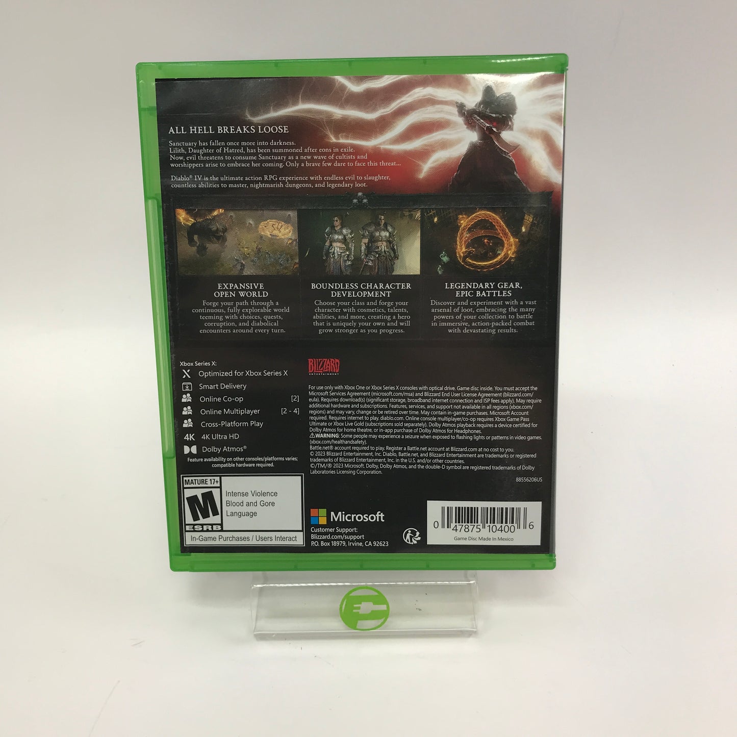 Diablo IV (Microsoft Xbox Series X, 2023) w Original Box and Insert