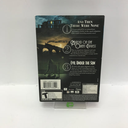 Agatha Christie Triple Murder Mystery Pack (PC, 2009) w/ Dust Cover