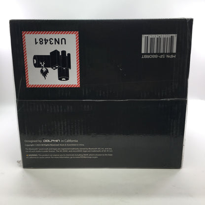 New Dolphin Bocina 8" Rechargeable Party Speaker Black SP-880RBT