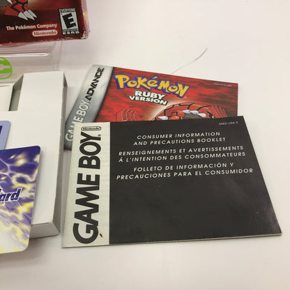 Pokemon Ruby  (Nintendo GameBoy Advance, 2003) No Game Box Only All Inserts