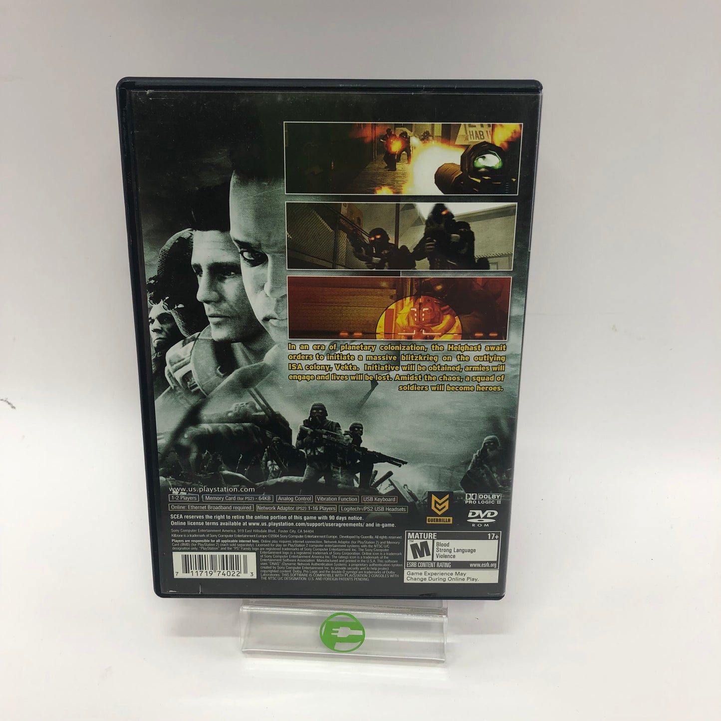 Killzone (Sony PlayStation 2 PS2, 2004) Complete in Original Box w Manual, CIB
