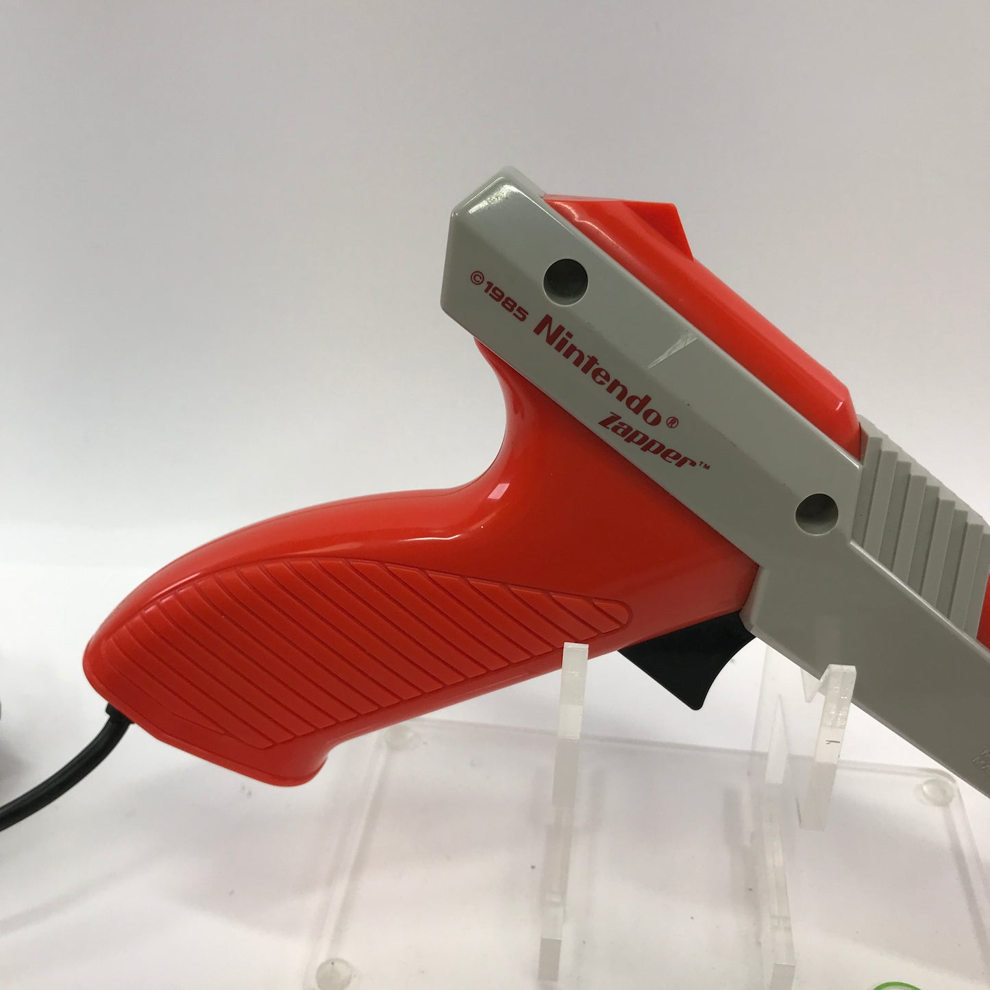 Nintendo NES Zapper Controller NES-005 Fire Orange Tested and Working
